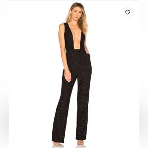 NBD Willa Jumpsuit - Black - Size Small